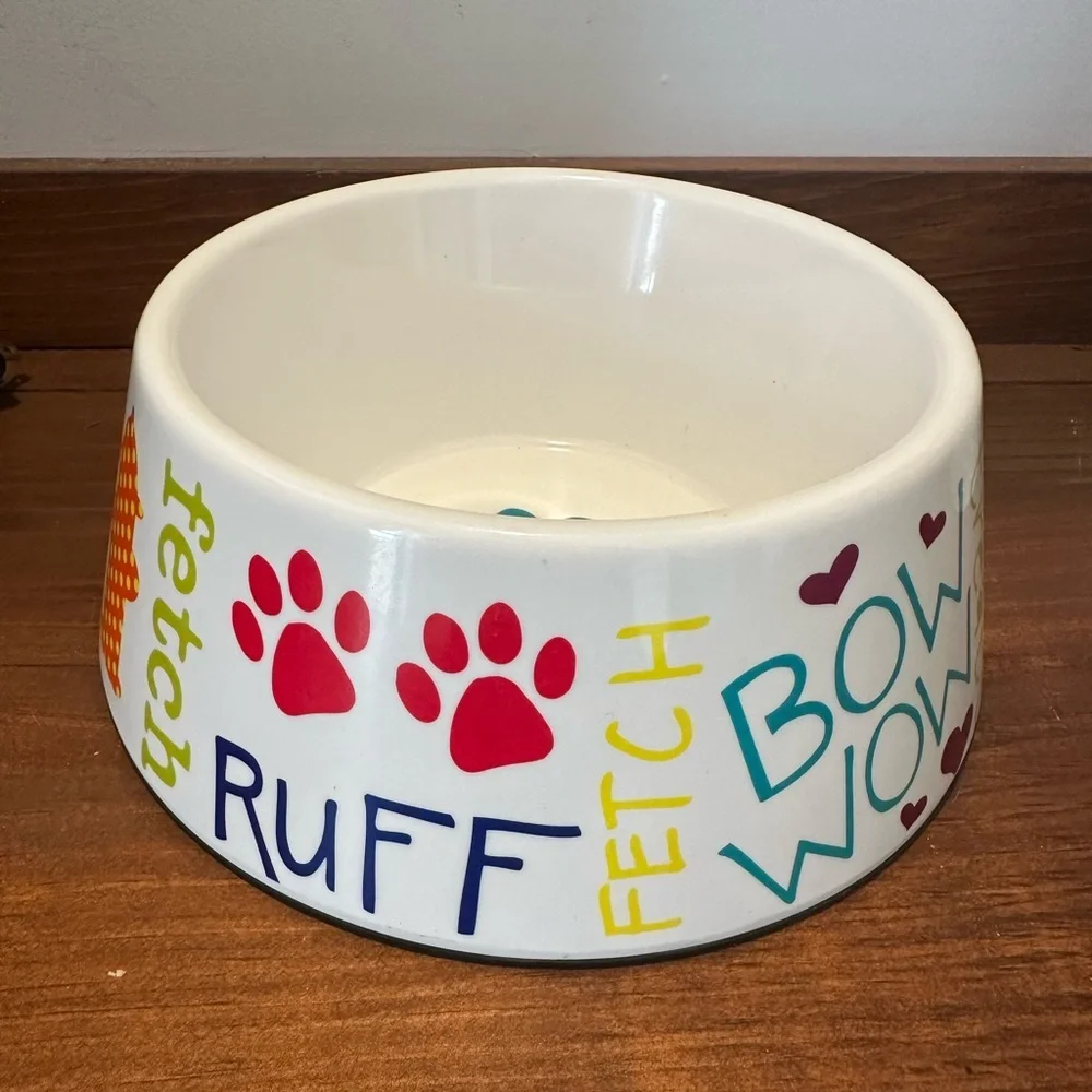 Dog Pet Animal Water Food Bowl Woof Puppy